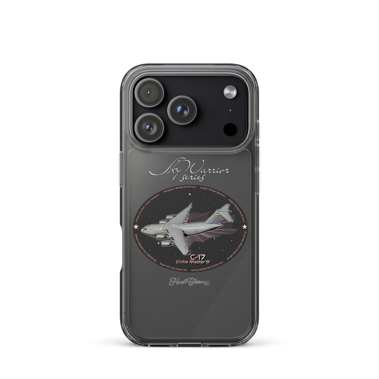 C17 Globe Master III Clear Case for iPhone