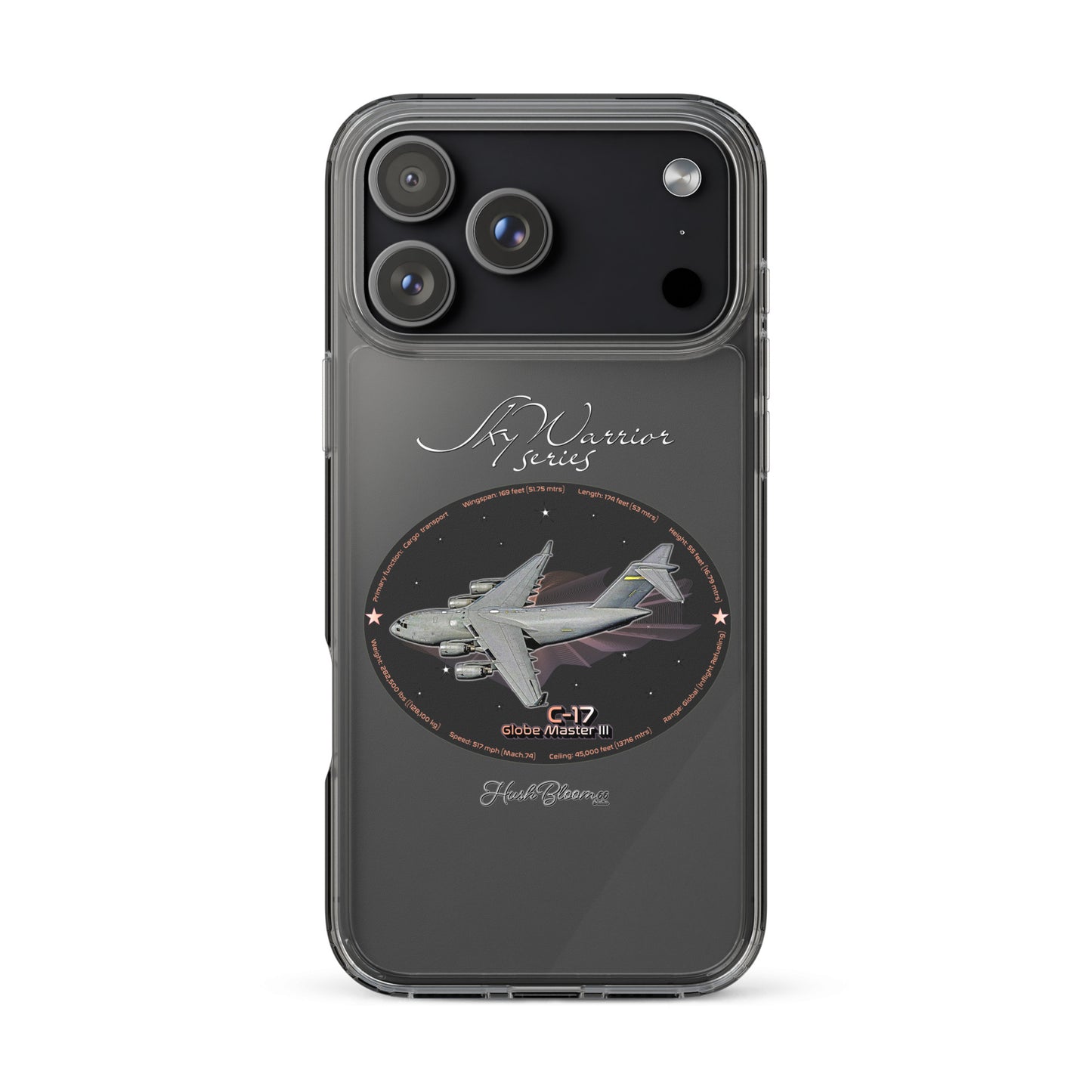 Clear - C17 Globe Master III Clear Case for iPhone
