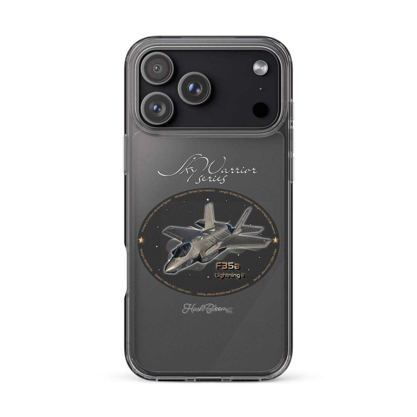 F35A Lightning Clear Case for iPhone