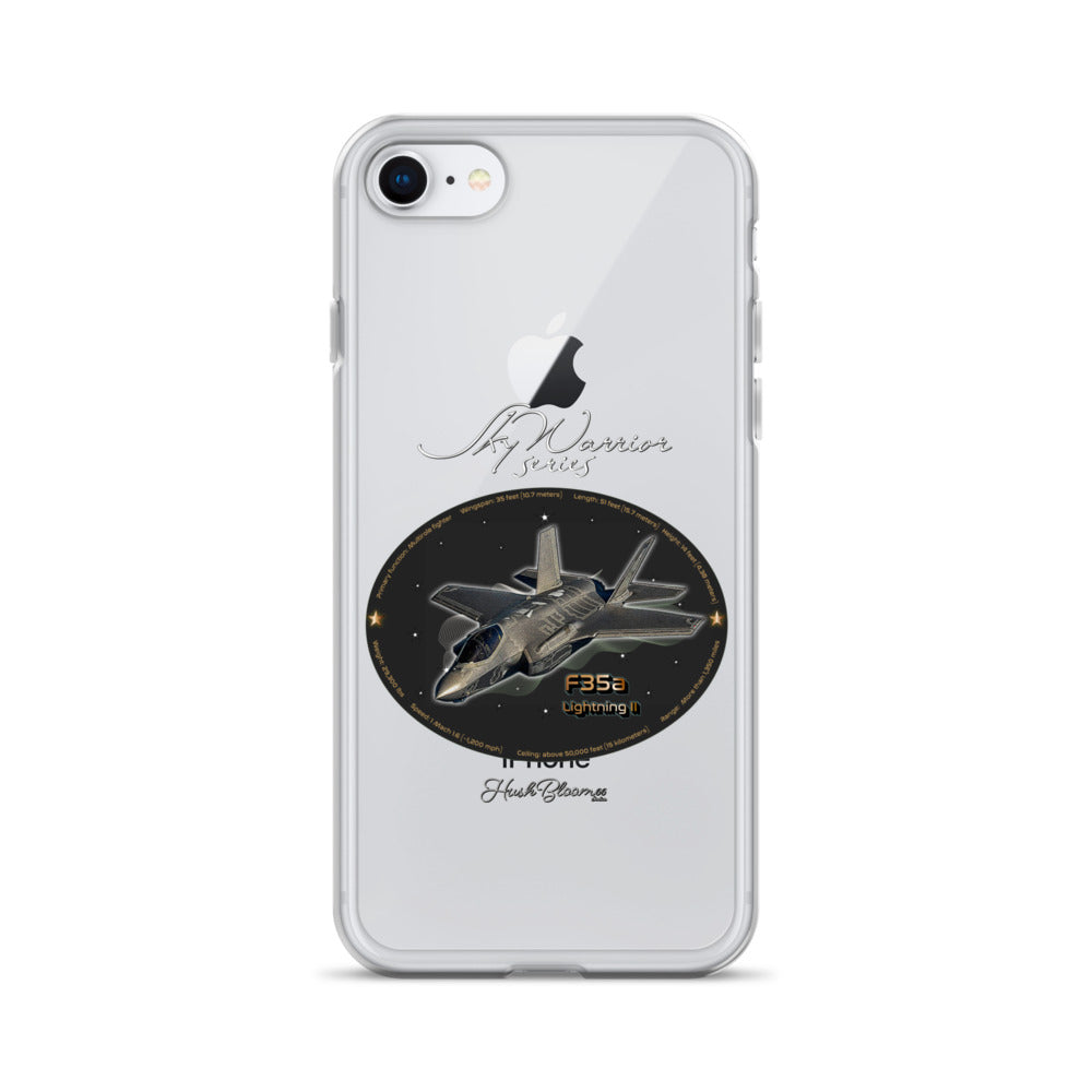 F35A Lightning Clear Case for iPhone