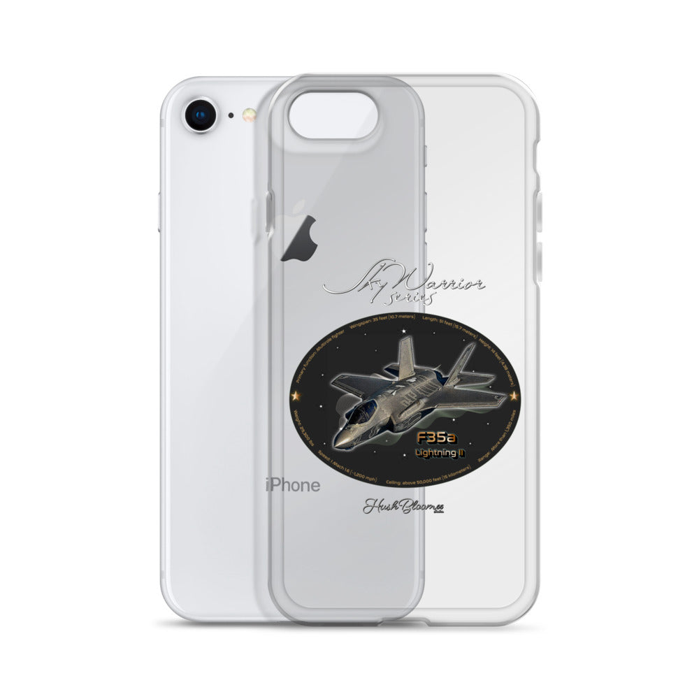 F35A Lightning Clear Case for iPhone