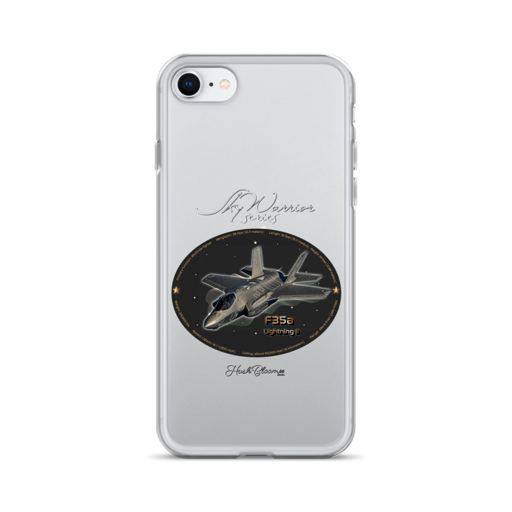 F35A Lightning Clear Case for iPhone