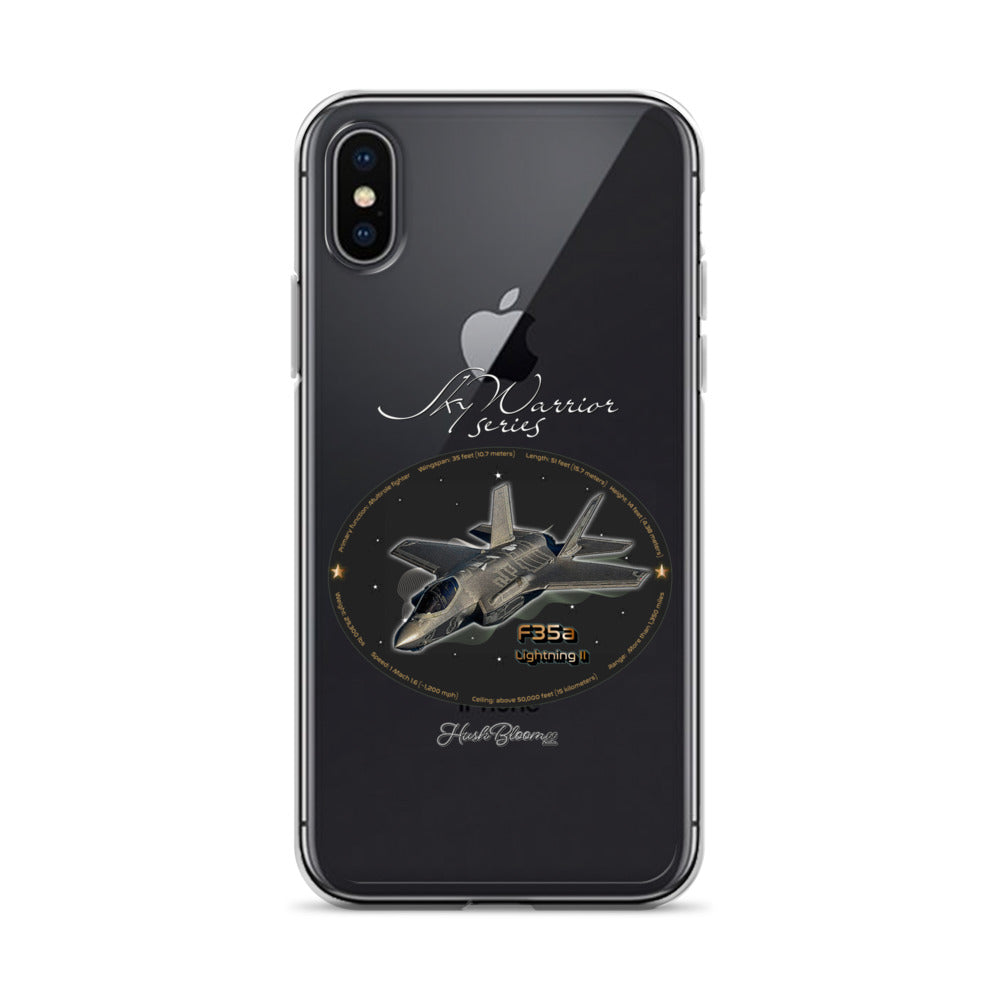 F35A Lightning Clear Case for iPhone