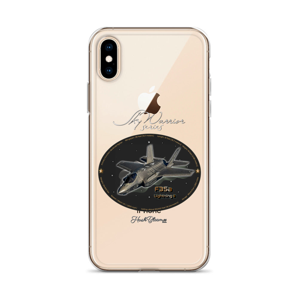F35A Lightning Clear Case for iPhone