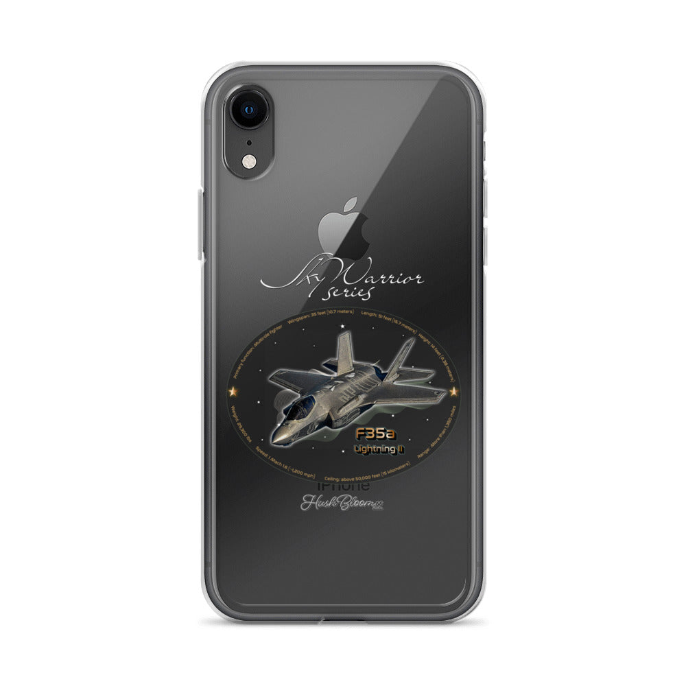 F35A Lightning Clear Case for iPhone