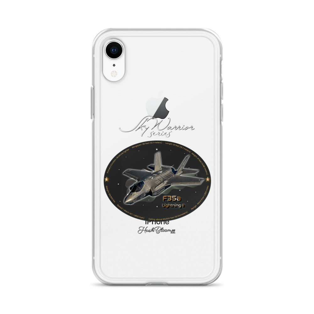 F35A Lightning Clear Case for iPhone