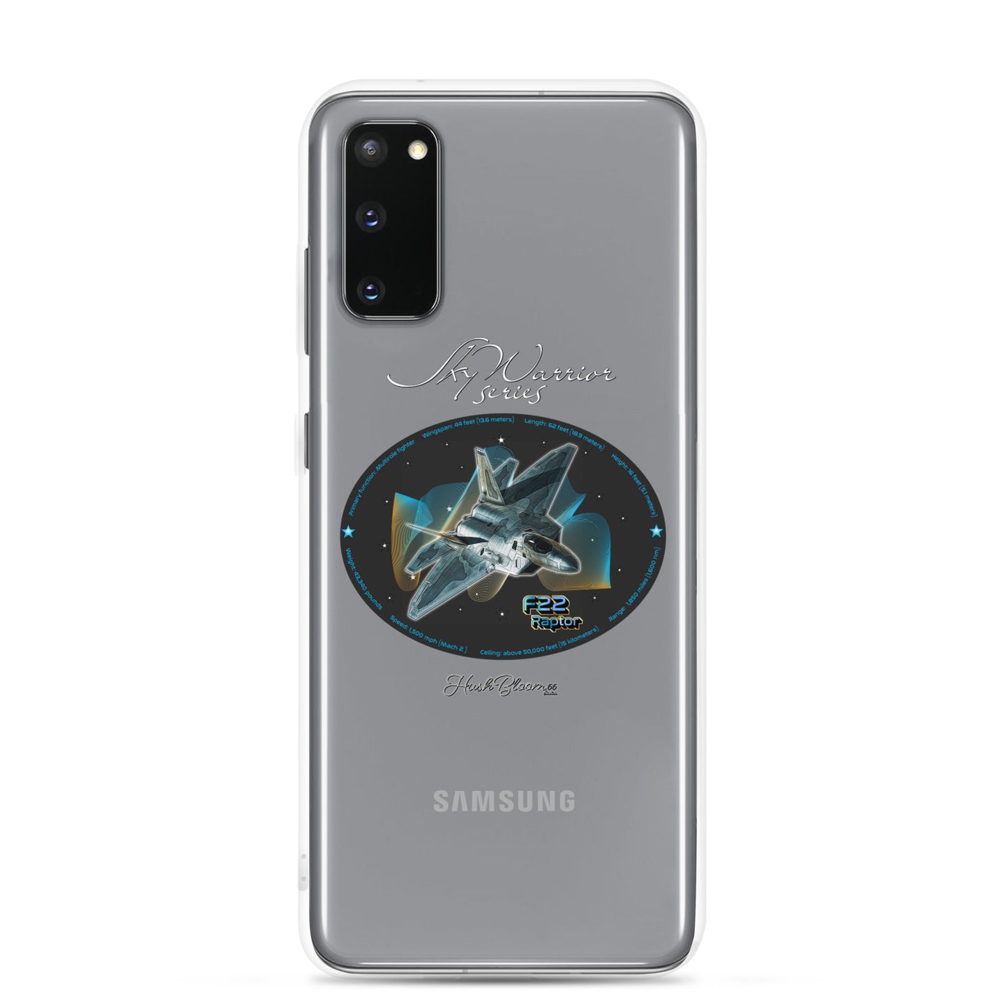 Clear - F22 Raptor Clear Case for Samsung