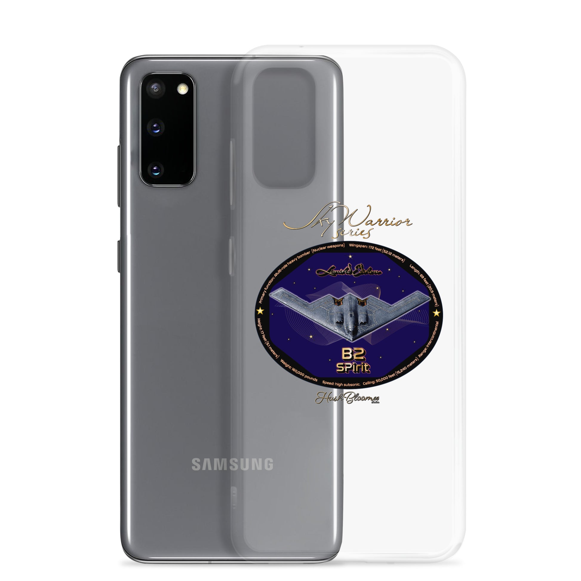 Clear - B2 Spirit (Limited Edition) Clear Case for Samsung