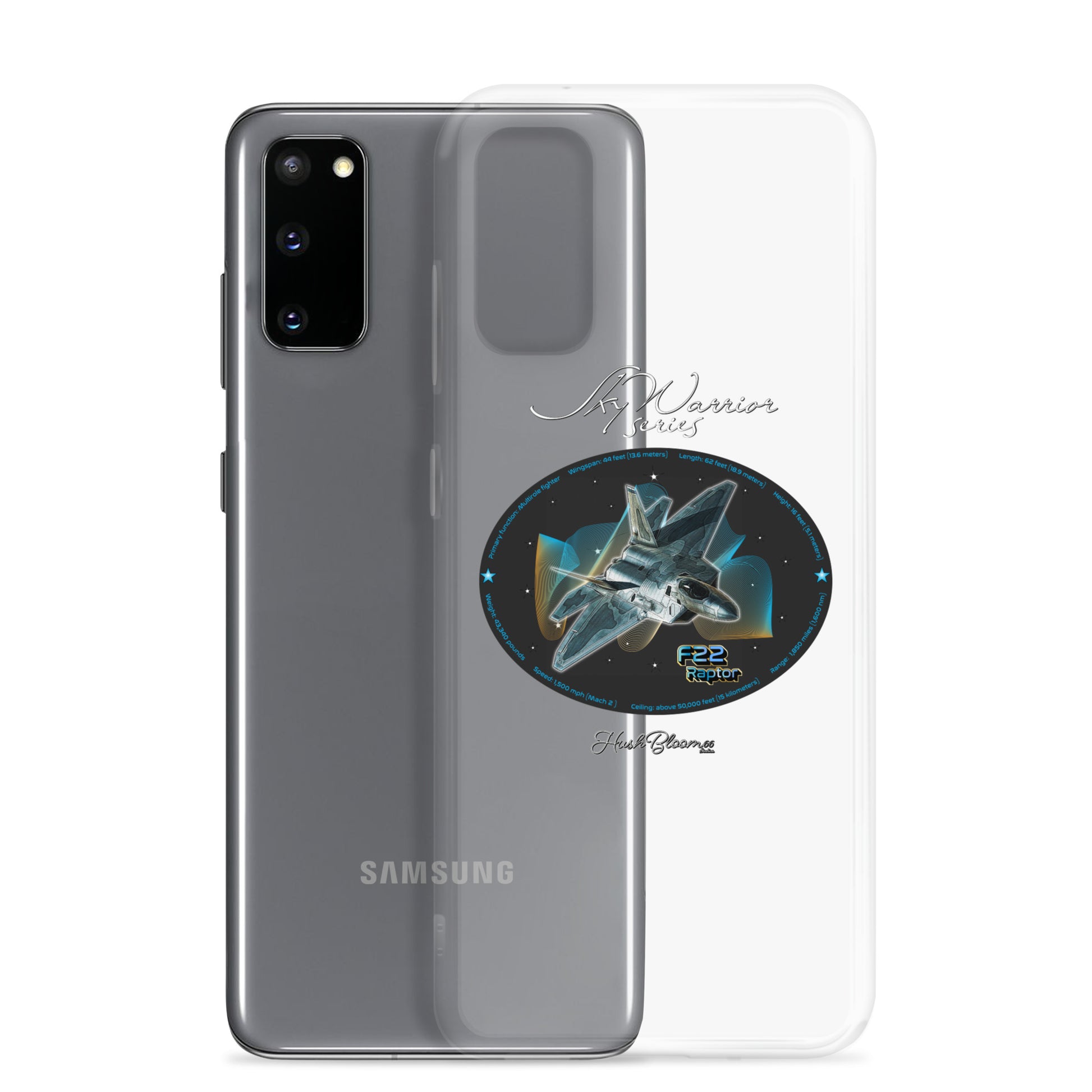 Clear - F22 Raptor Clear Case for Samsung
