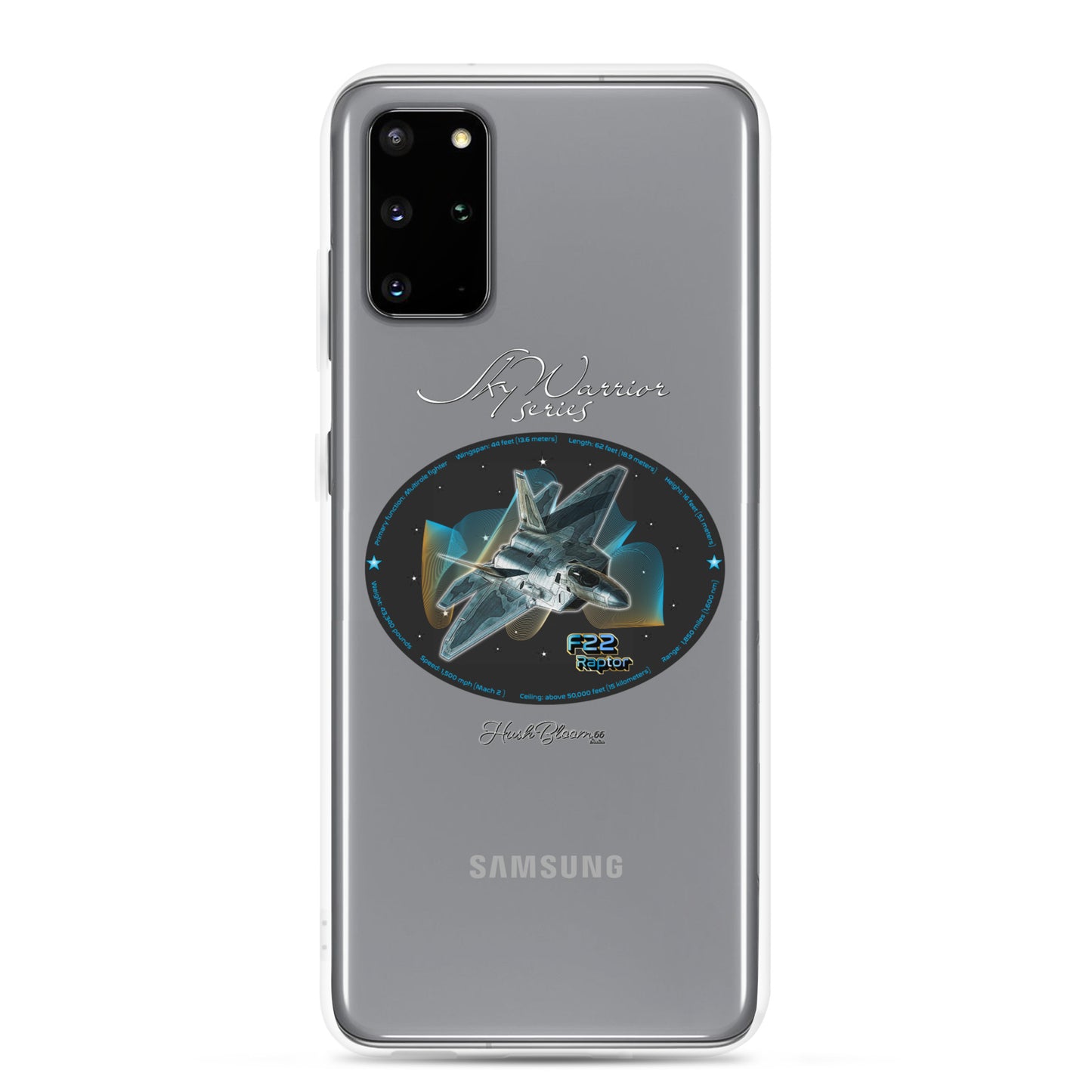 Clear - F22 Raptor Clear Case for Samsung