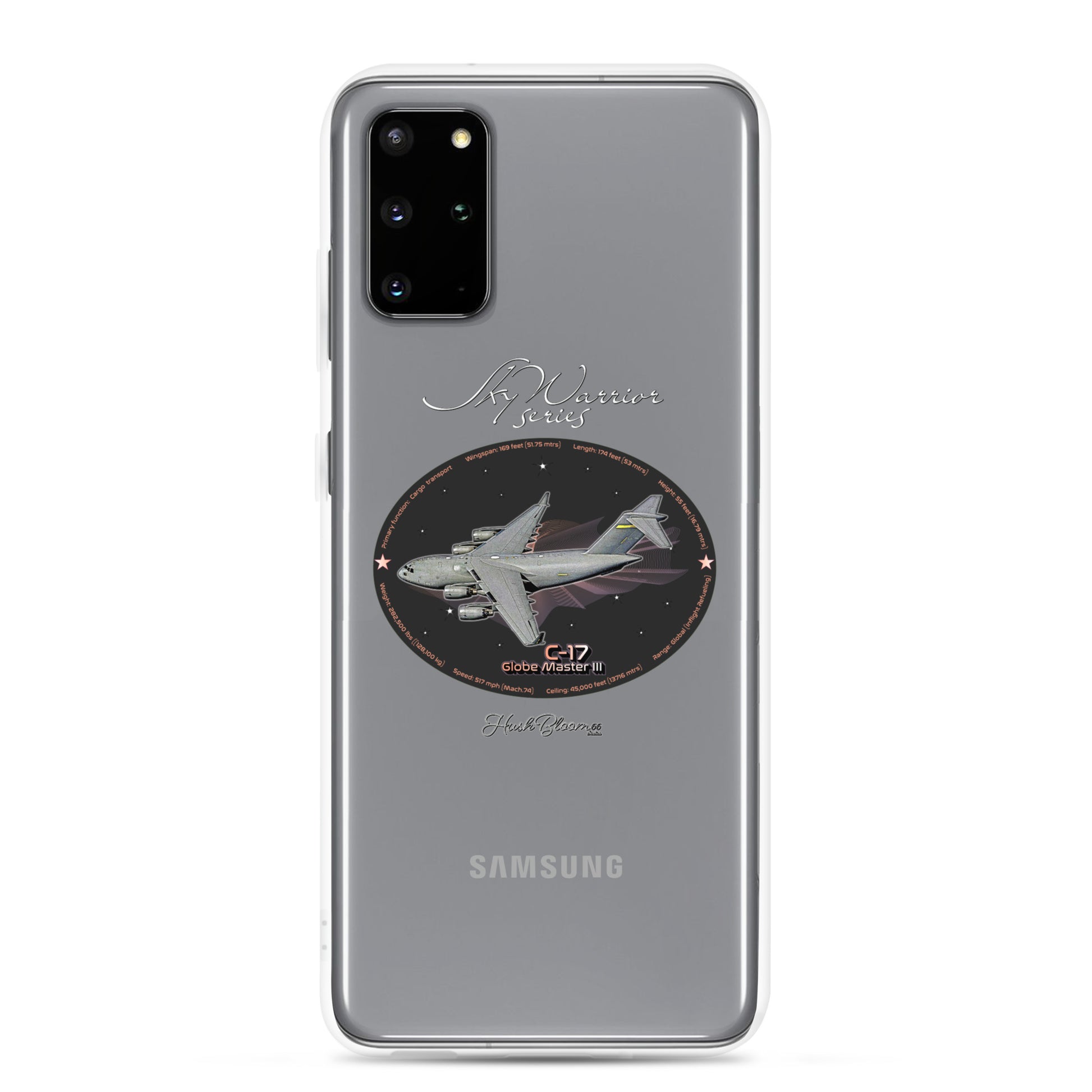 Clear - C17 Globe Master III Clear Case for Samsung