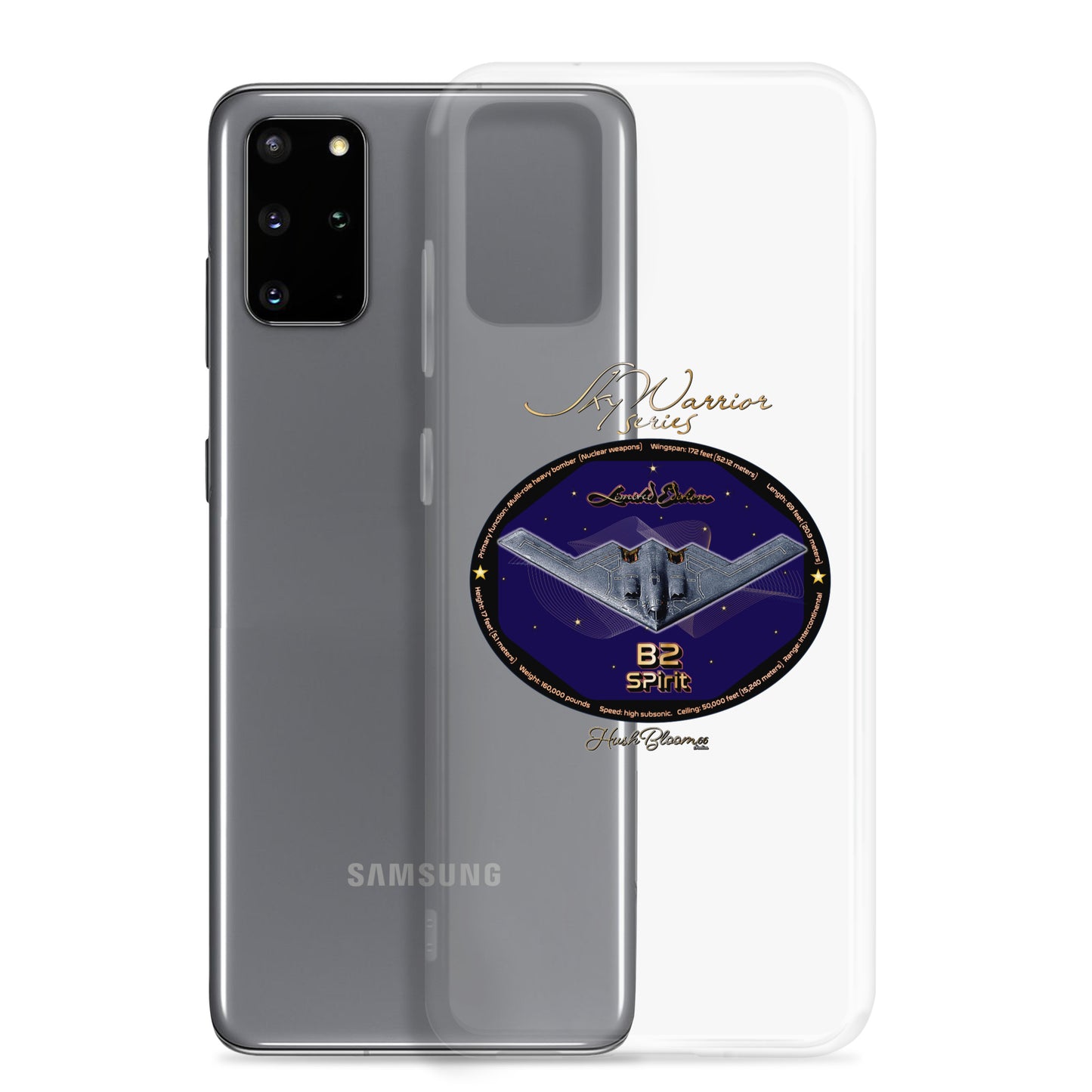 Clear - B2 Spirit (Limited Edition) Clear Case for Samsung