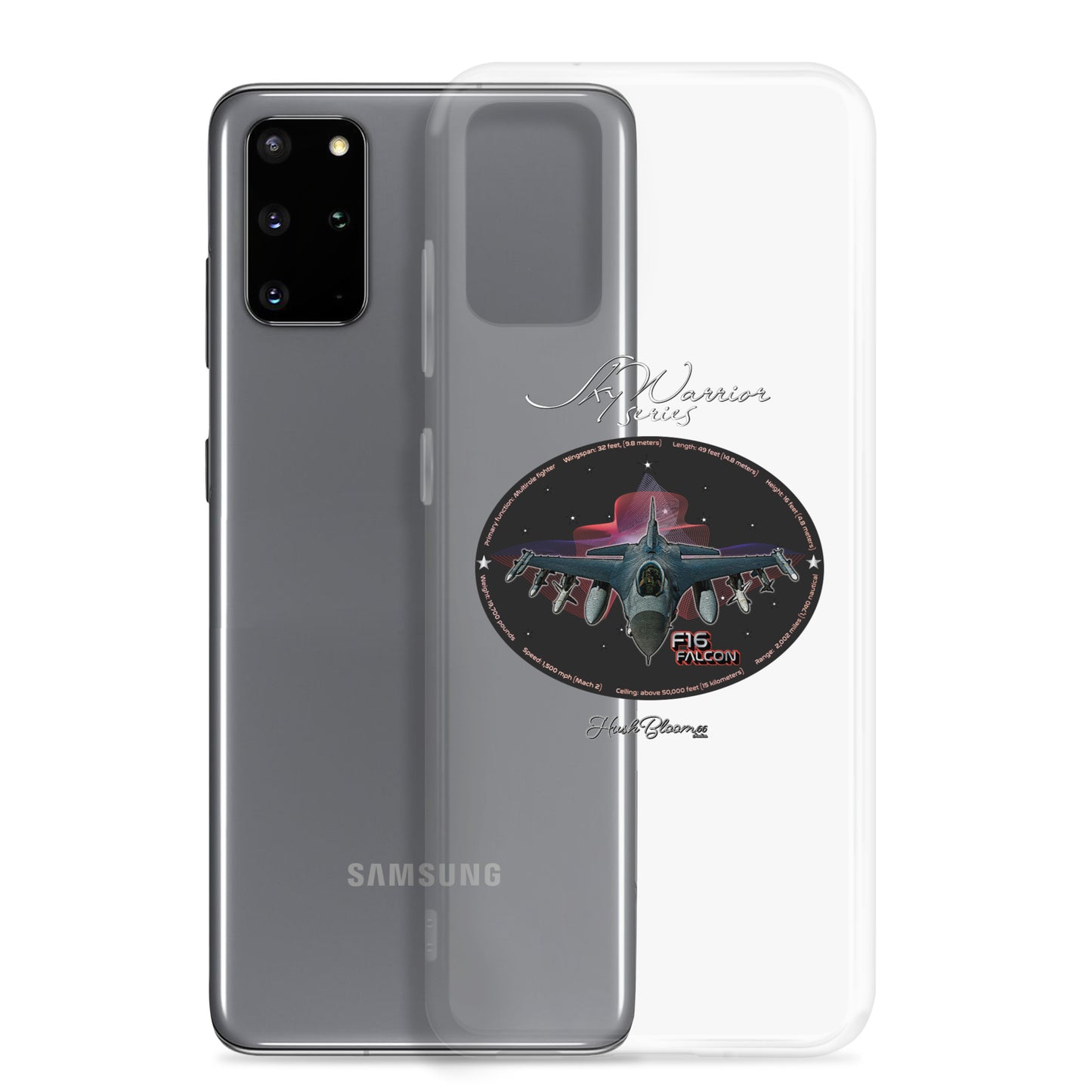 Clear - F16 Falcon Clear Case for Samsung