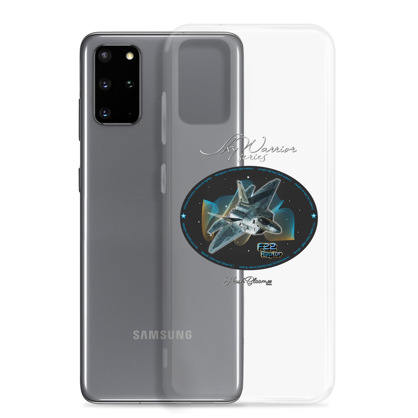 Clear - F22 Raptor Clear Case for Samsung