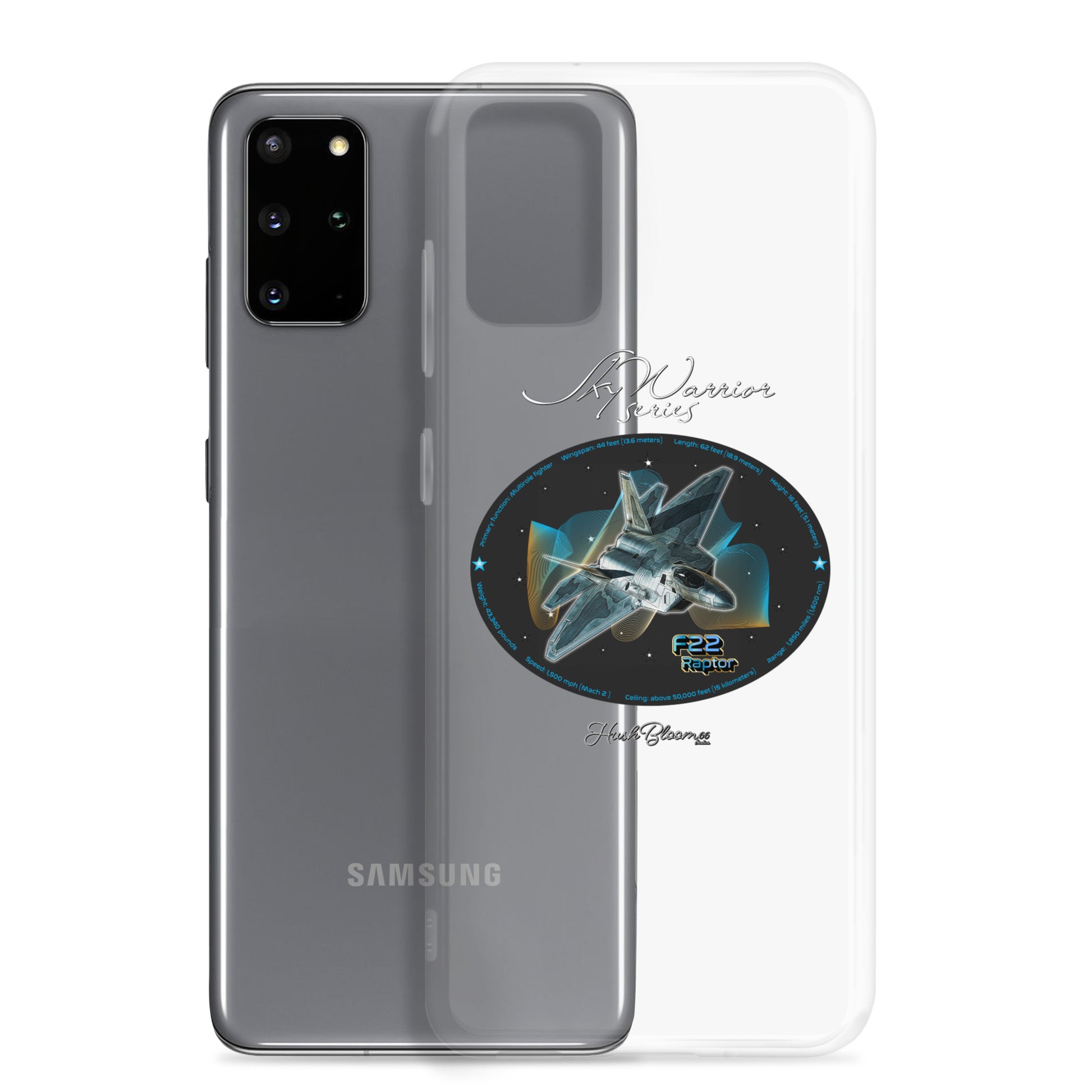 Clear - F22 Raptor Clear Case for Samsung
