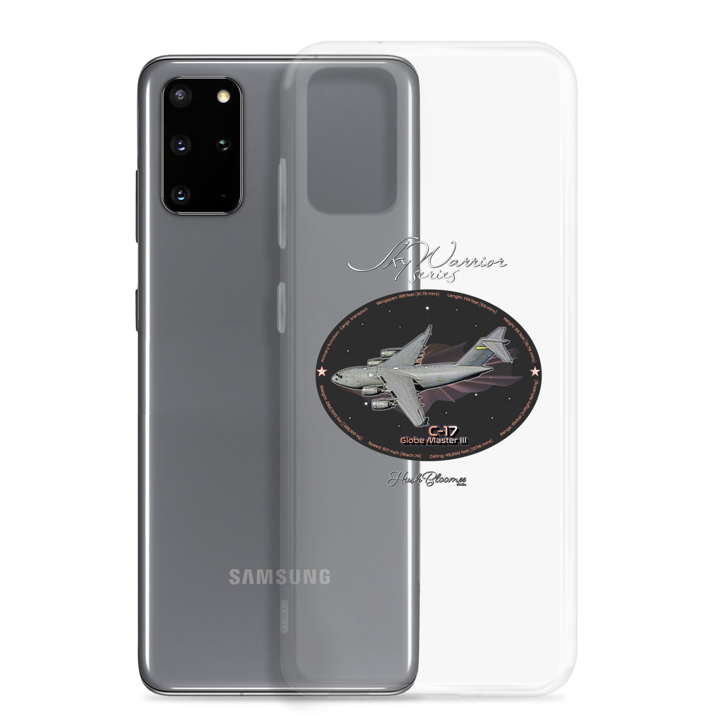 Clear - C17 Globe Master III Clear Case for Samsung