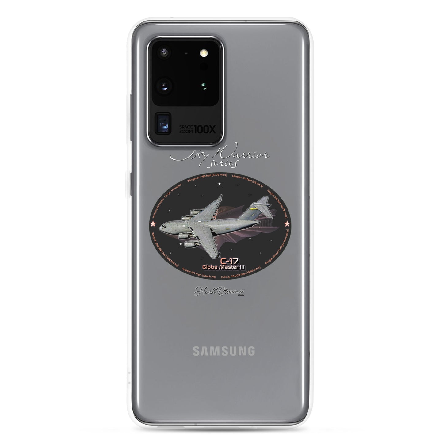 Clear - C17 Globe Master III Clear Case for Samsung