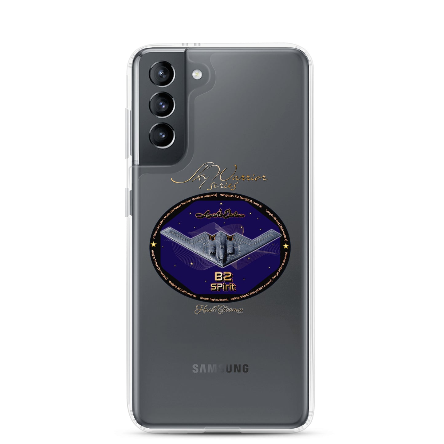 Clear - B2 Spirit (Limited Edition) Clear Case for Samsung