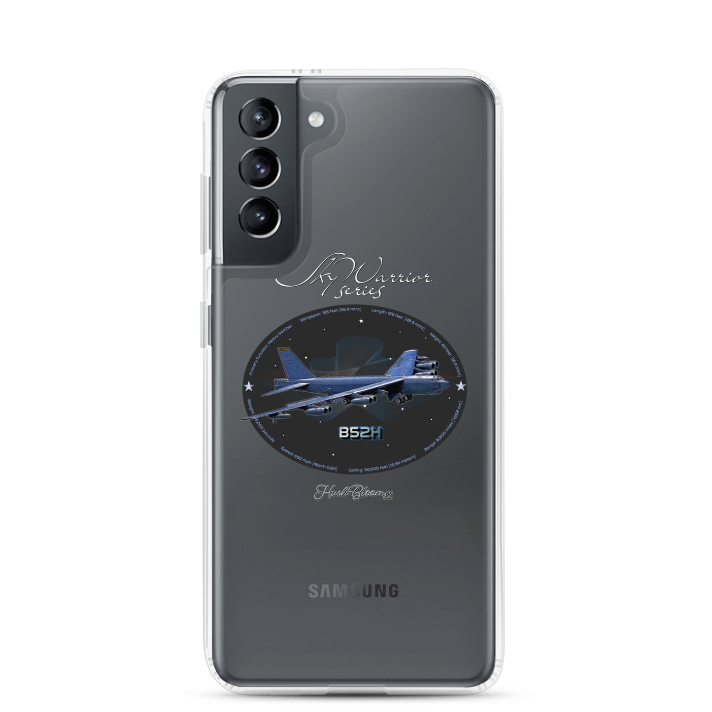 Clear - B52H Stratofortress Clear Case for Samsung