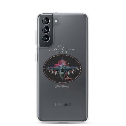 Clear - F16 Falcon Clear Case for Samsung