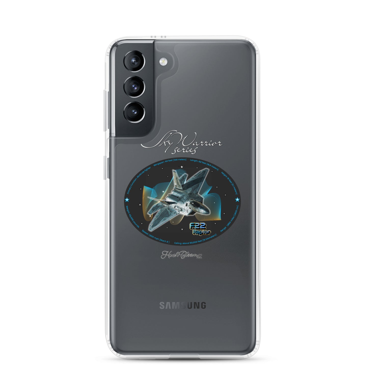 Clear - F22 Raptor Clear Case for Samsung