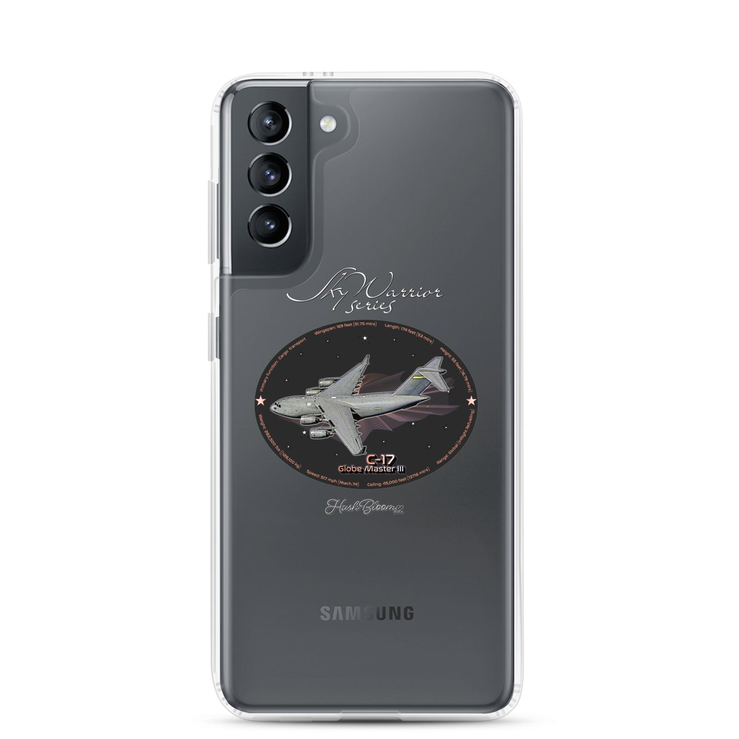 Clear - C17 Globe Master III Clear Case for Samsung