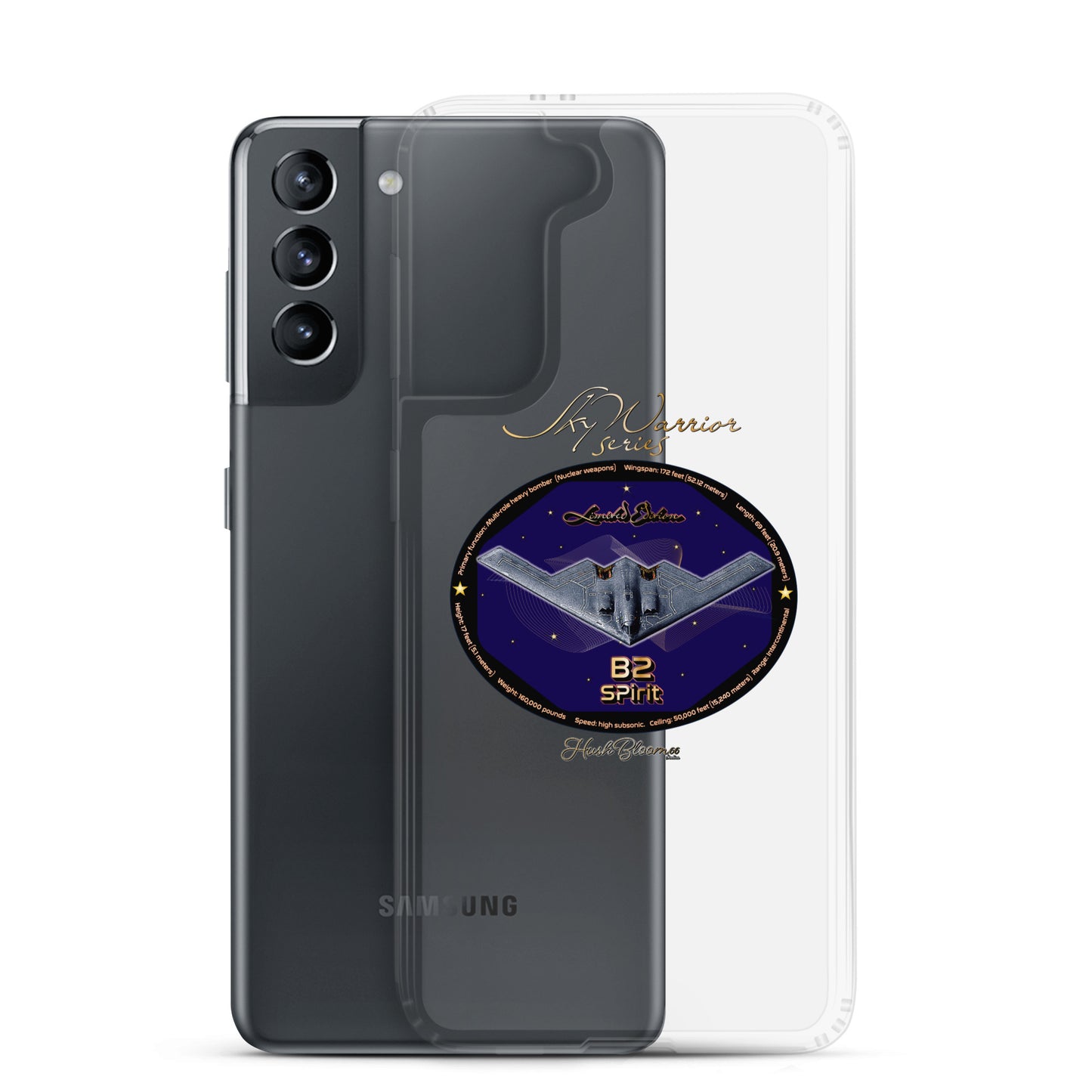 Clear - B2 Spirit (Limited Edition) Clear Case for Samsung