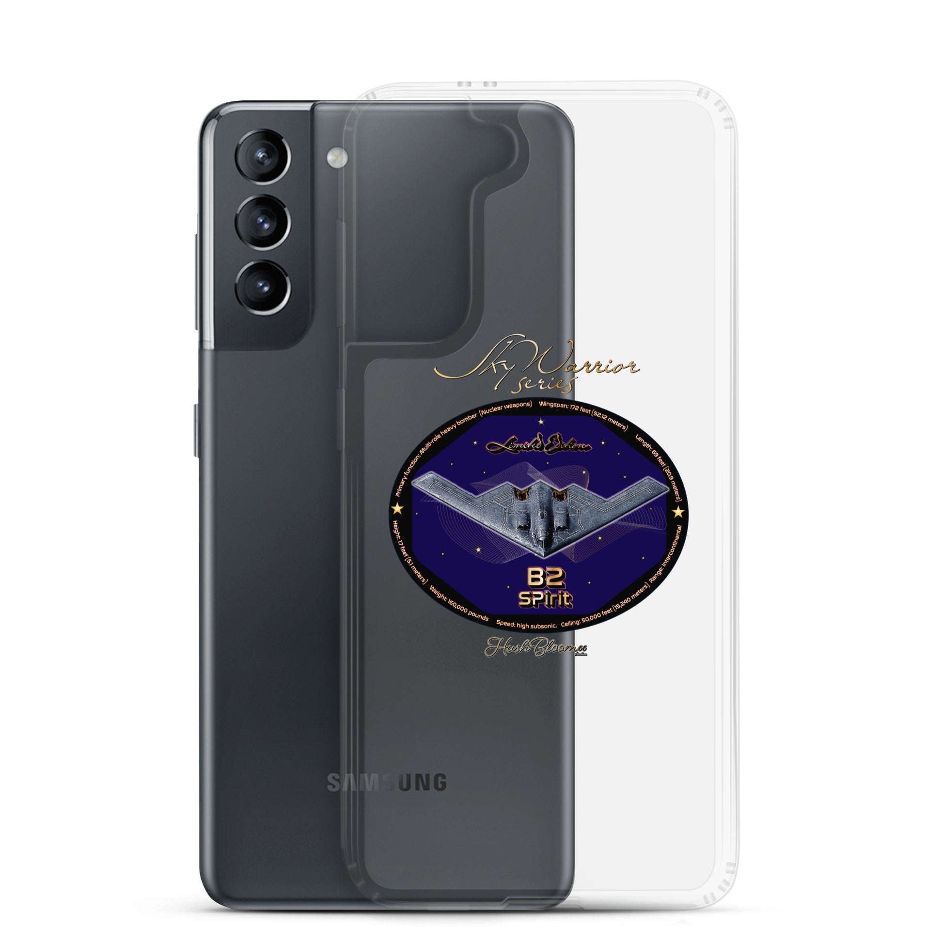 Clear - B2 Spirit (Limited Edition) Clear Case for Samsung