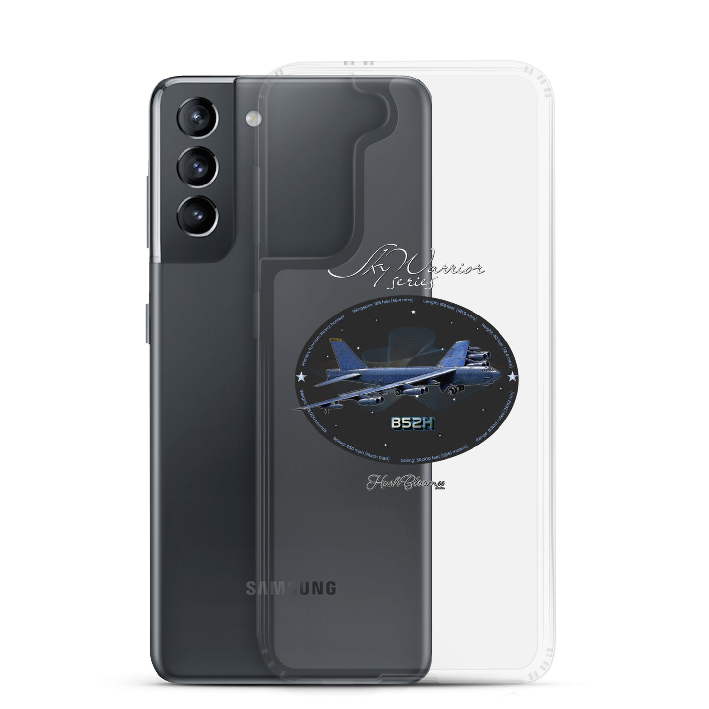 Clear - B52H Stratofortress Clear Case for Samsung