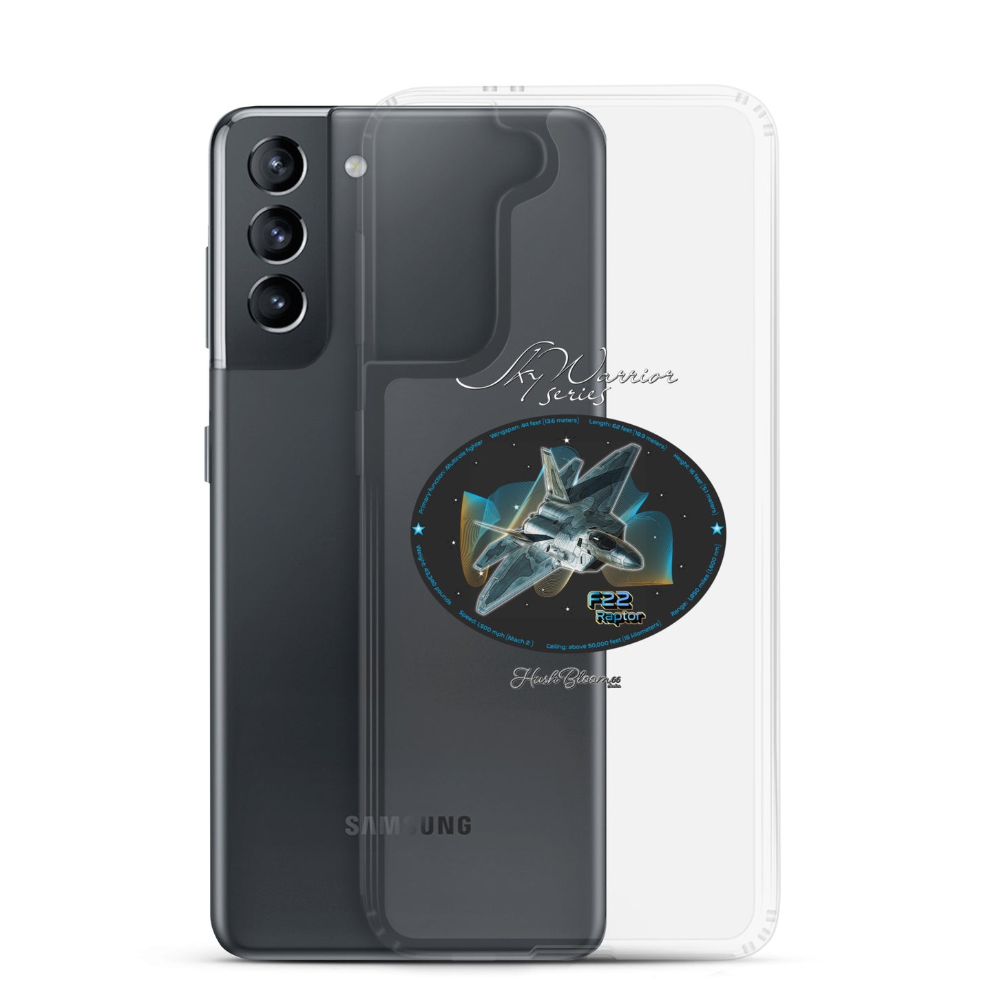 Clear - F22 Raptor Clear Case for Samsung