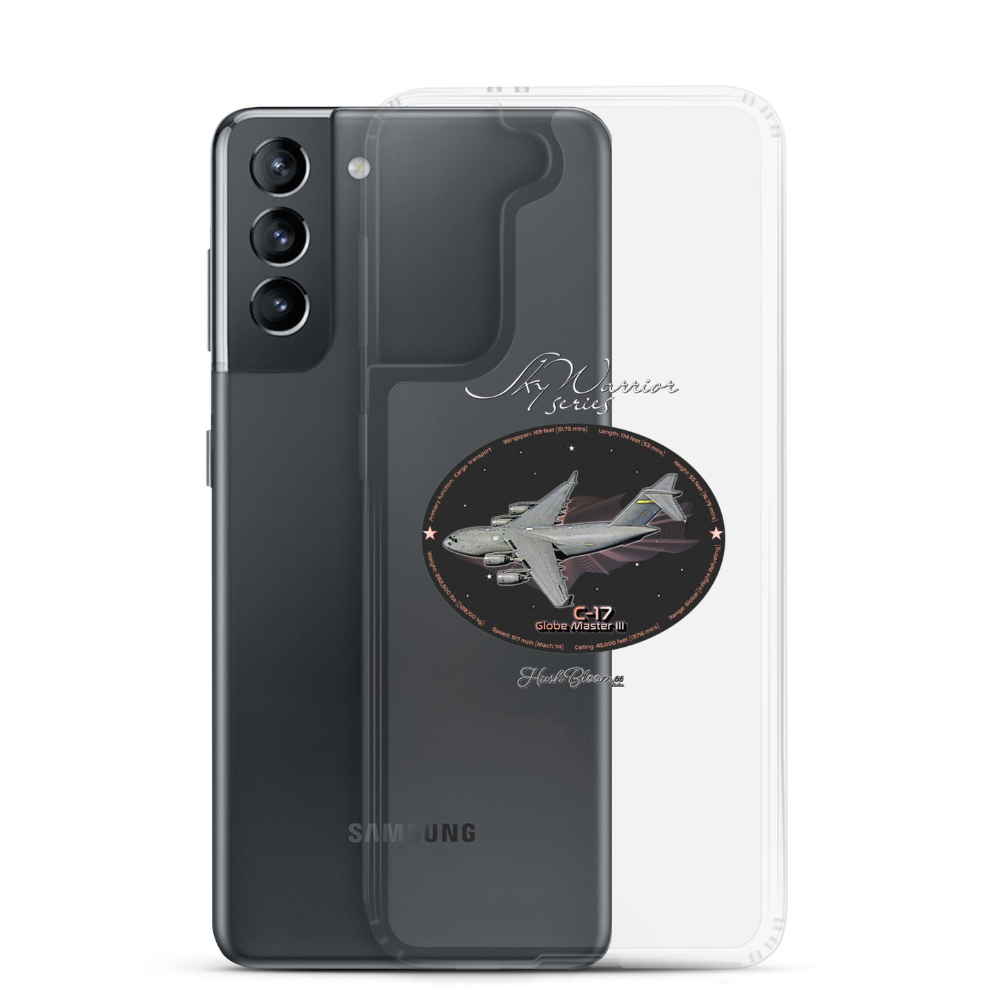 Clear - C17 Globe Master III Clear Case for Samsung