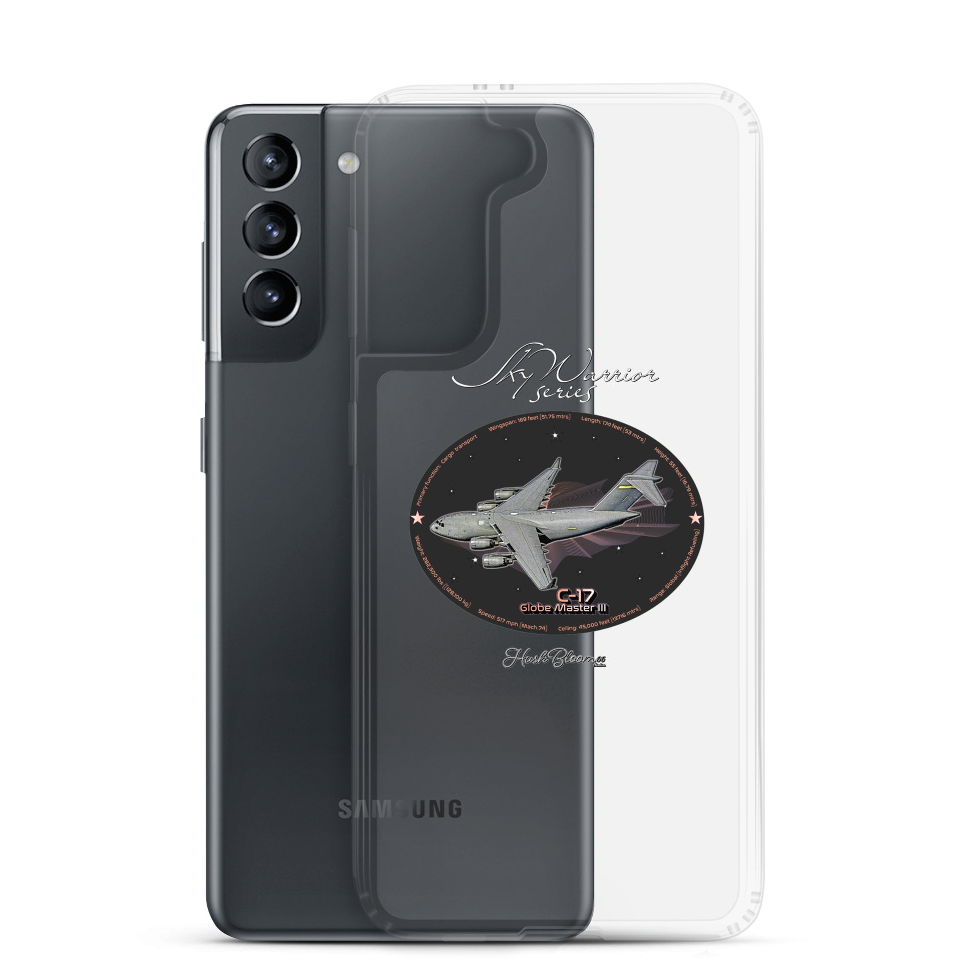 Clear - C17 Globe Master III Clear Case for Samsung