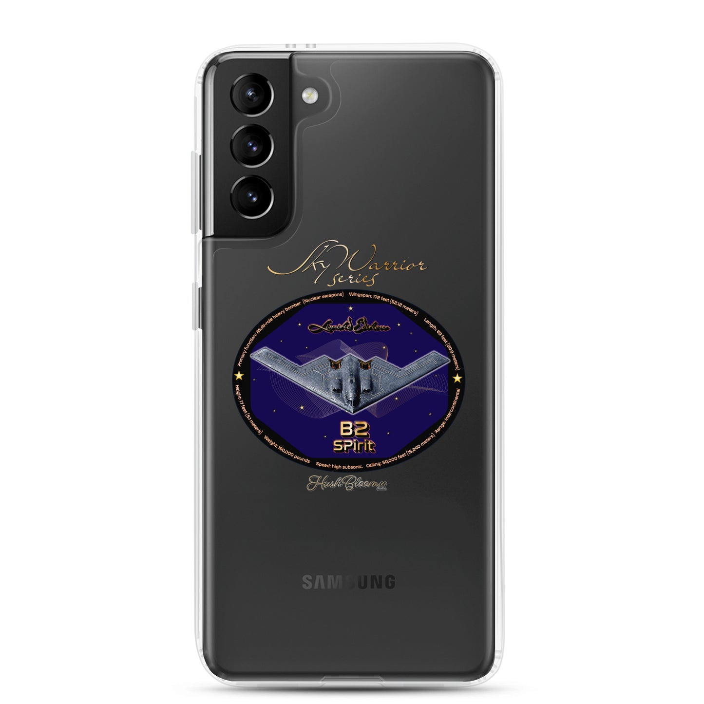 Clear - B2 Spirit (Limited Edition) Clear Case for Samsung