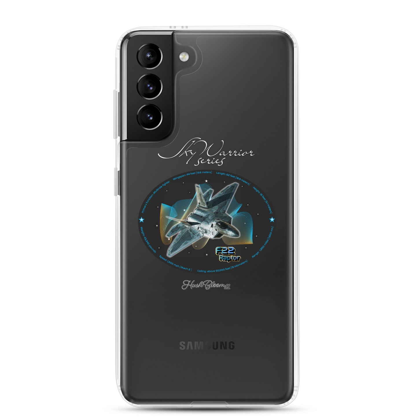 Clear - F22 Raptor Clear Case for Samsung