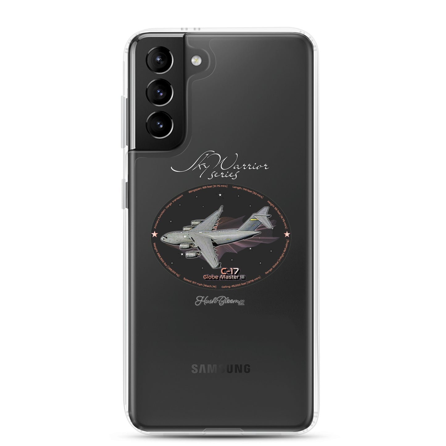 Clear - C17 Globe Master III Clear Case for Samsung