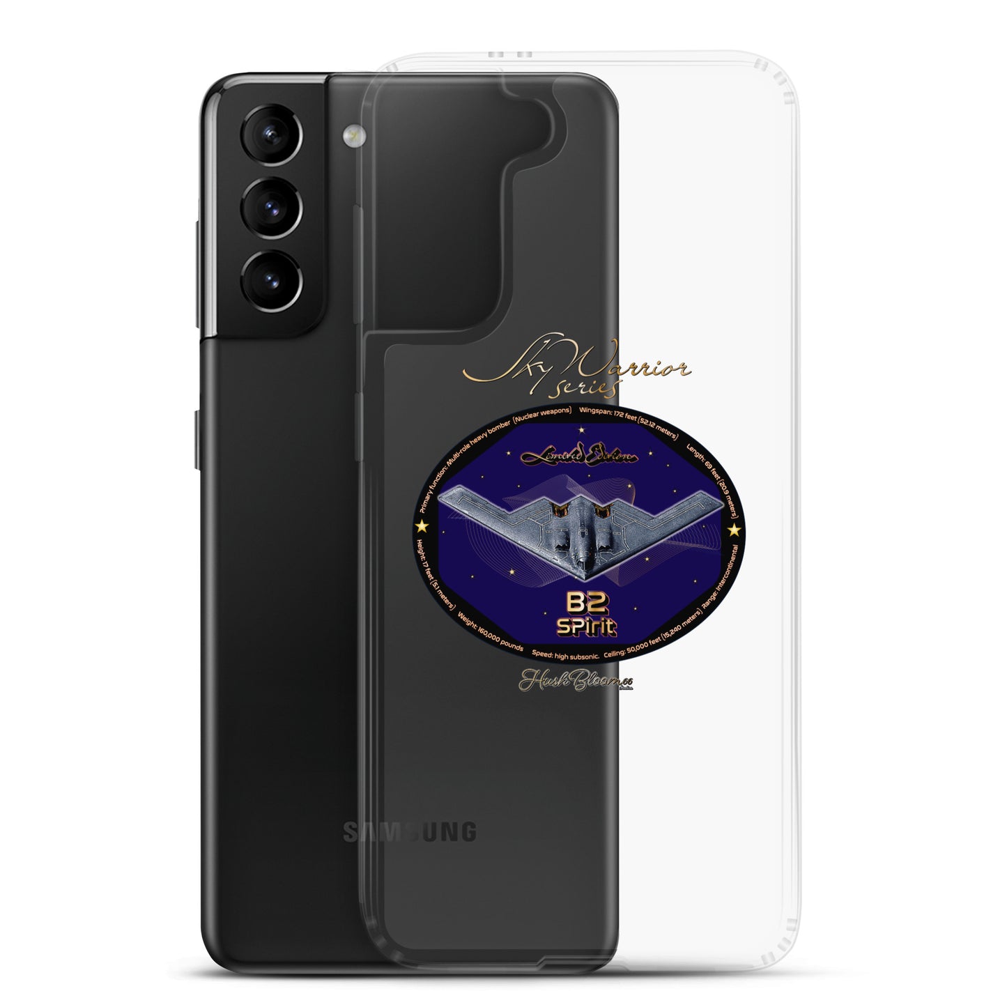 Clear - B2 Spirit (Limited Edition) Clear Case for Samsung