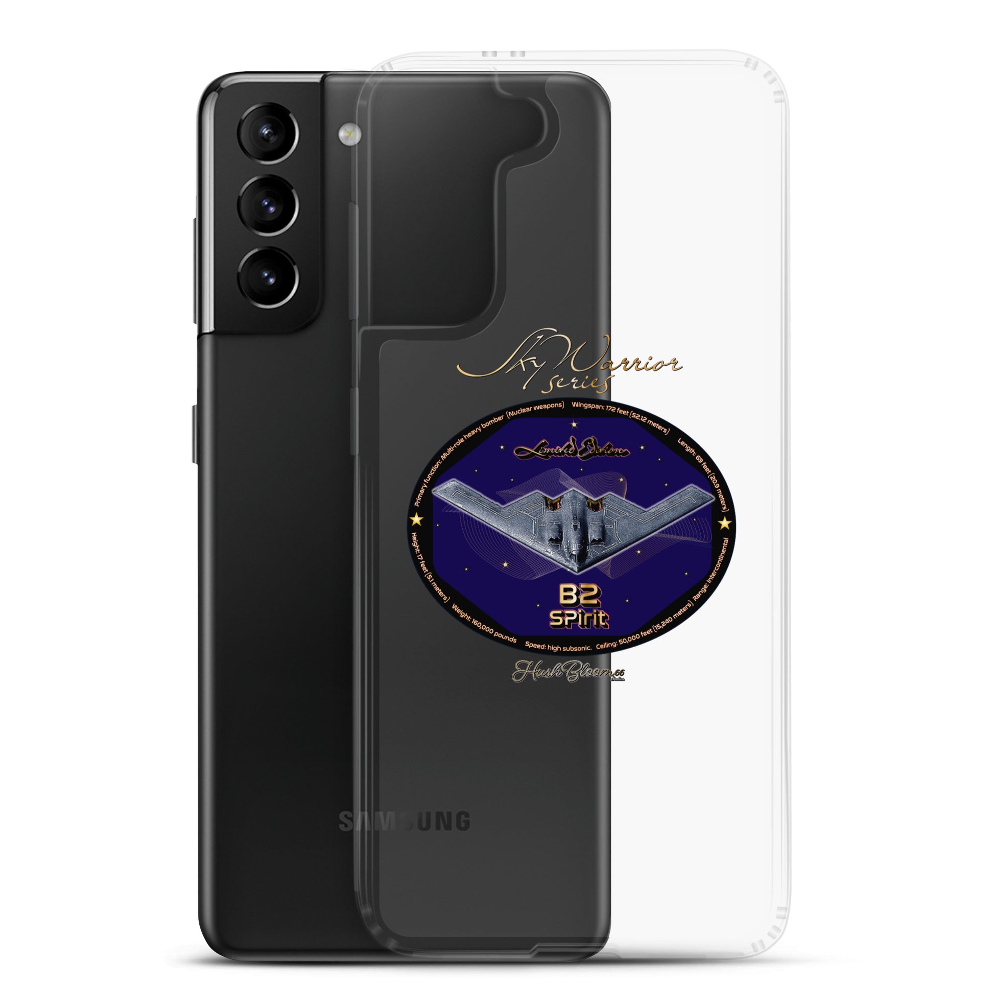 Clear - B2 Spirit (Limited Edition) Clear Case for Samsung