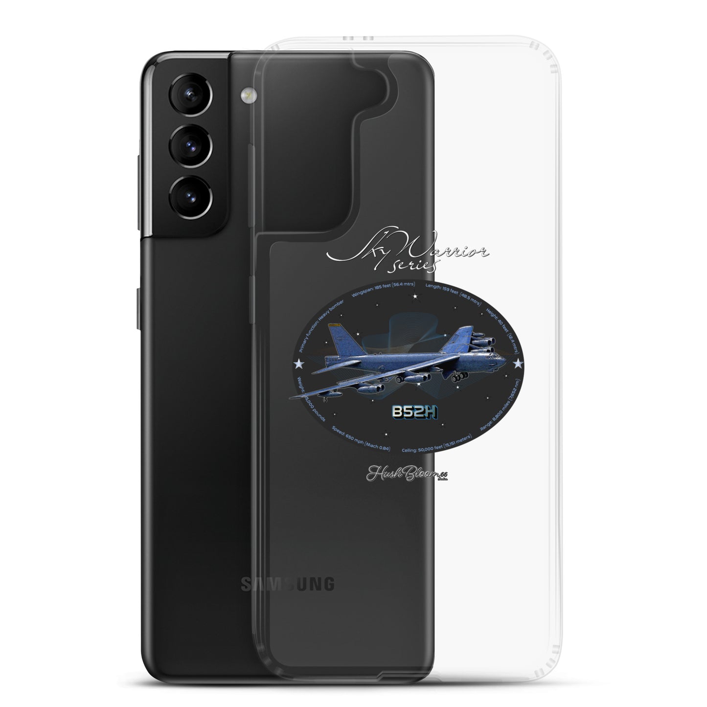 Clear - B52H Stratofortress Clear Case for Samsung