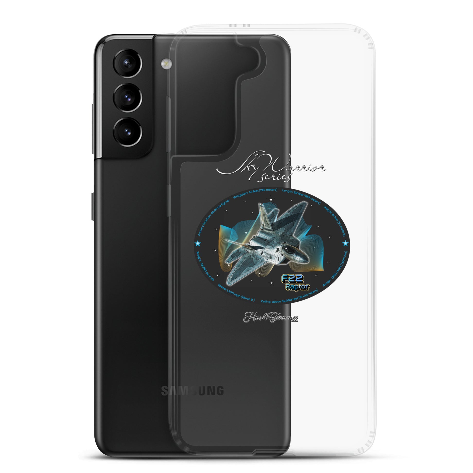 Clear - F22 Raptor Clear Case for Samsung