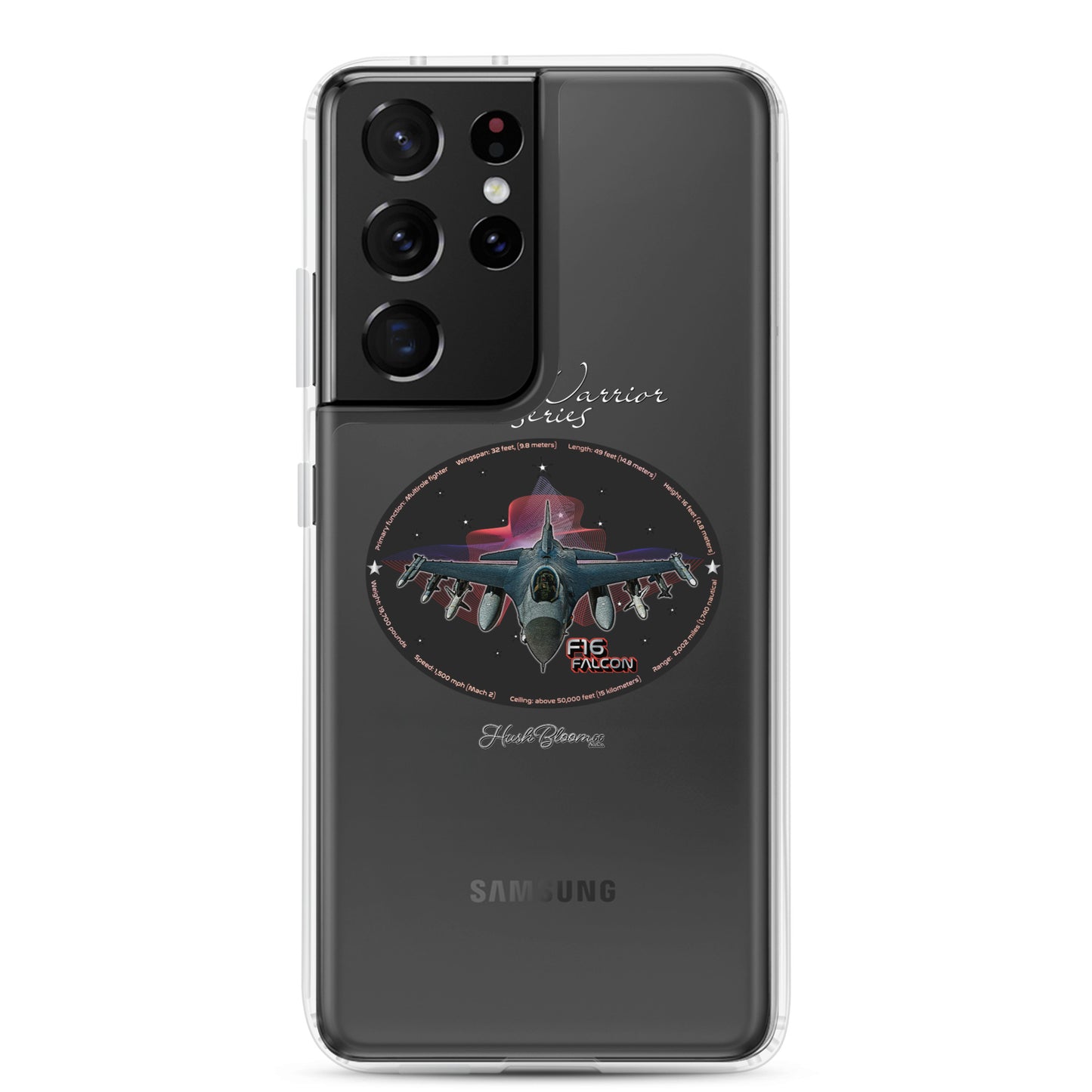 Clear - F16 Falcon Clear Case for Samsung