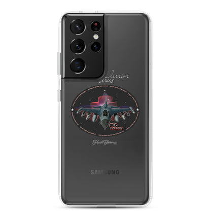 Clear - F16 Falcon Clear Case for Samsung