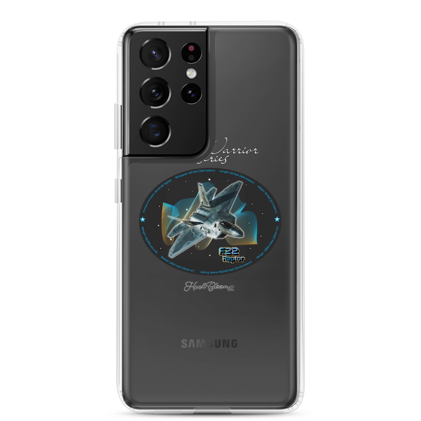 Clear - F22 Raptor Clear Case for Samsung