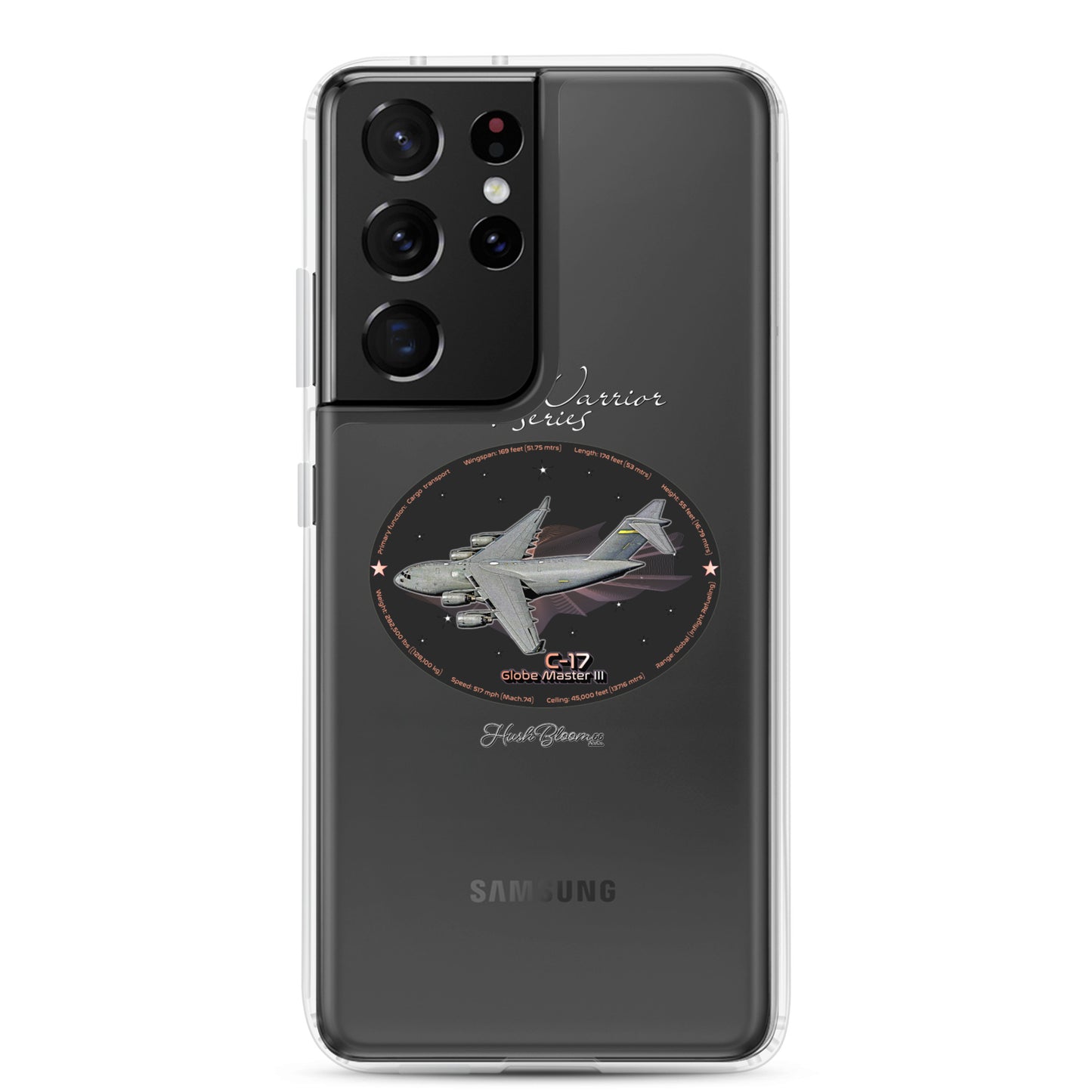 Clear - C17 Globe Master III Clear Case for Samsung