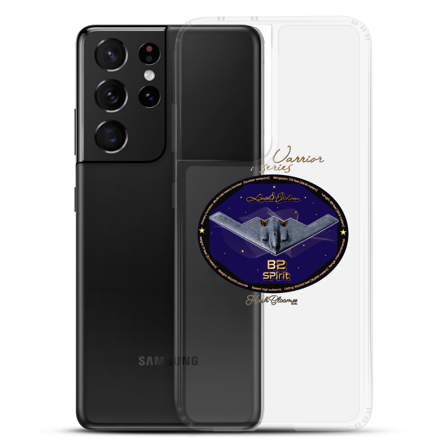 Clear - B2 Spirit (Limited Edition) Clear Case for Samsung