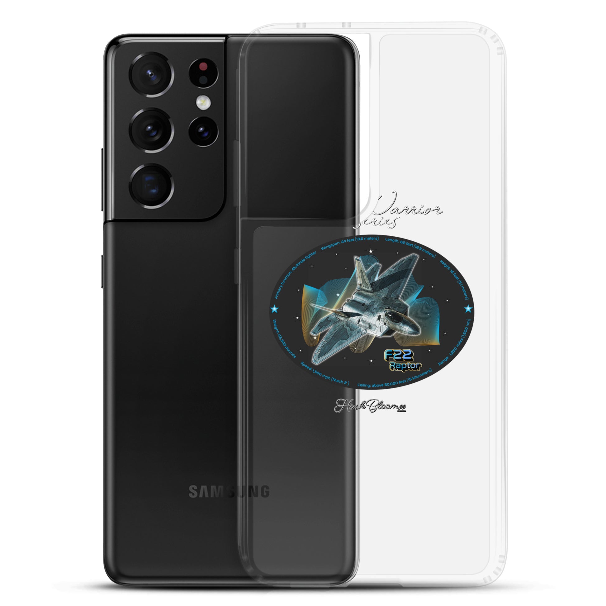 Clear - F22 Raptor Clear Case for Samsung