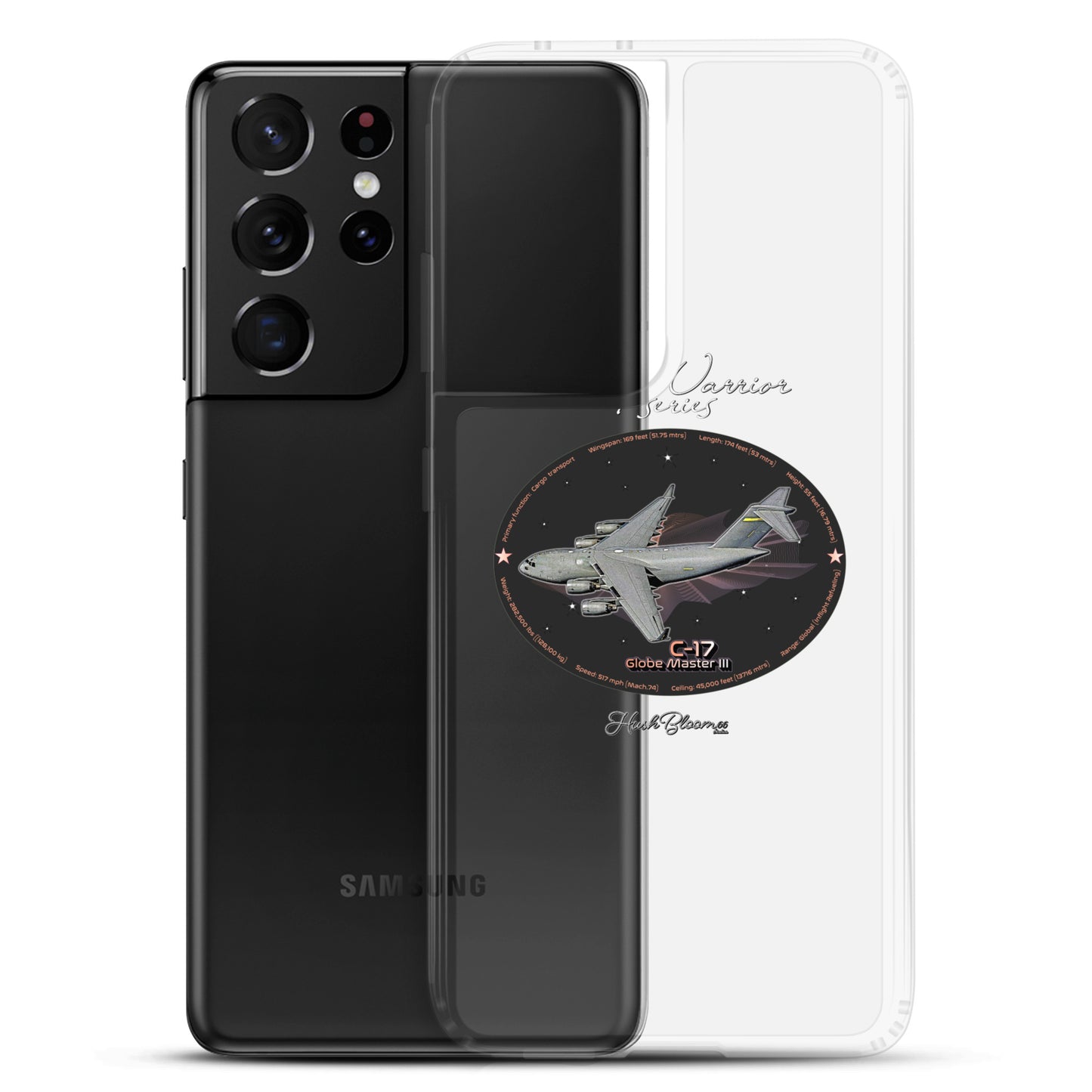 Clear - C17 Globe Master III Clear Case for Samsung