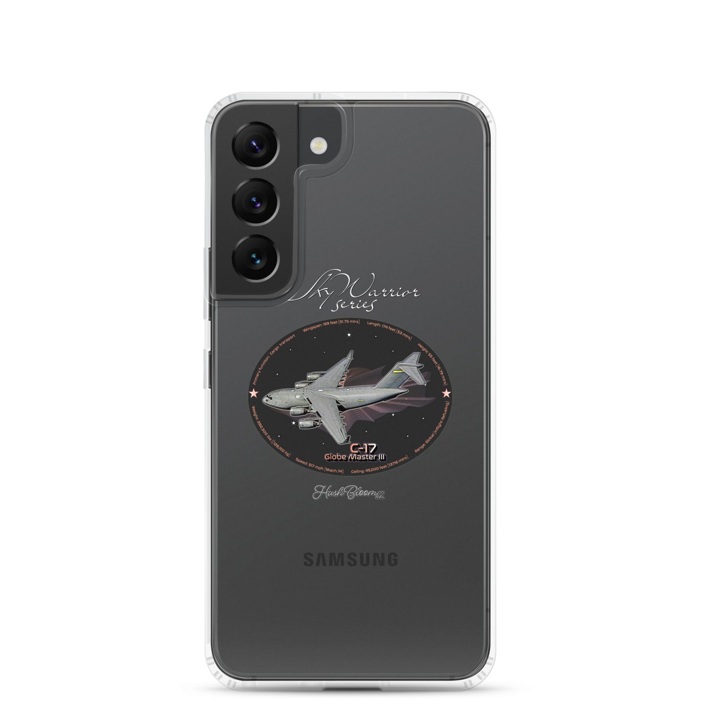 Clear - C17 Globe Master III Clear Case for Samsung