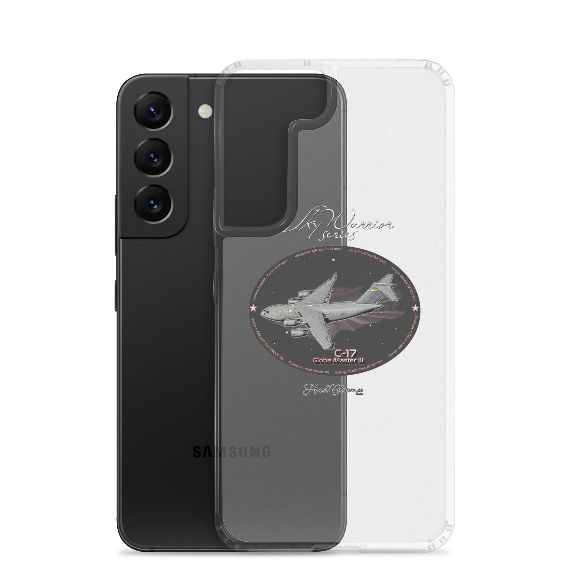 Clear - C17 Globe Master III Clear Case for Samsung