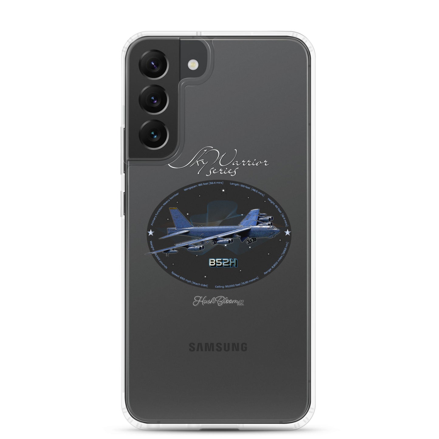 Clear - B52H Stratofortress Clear Case for Samsung