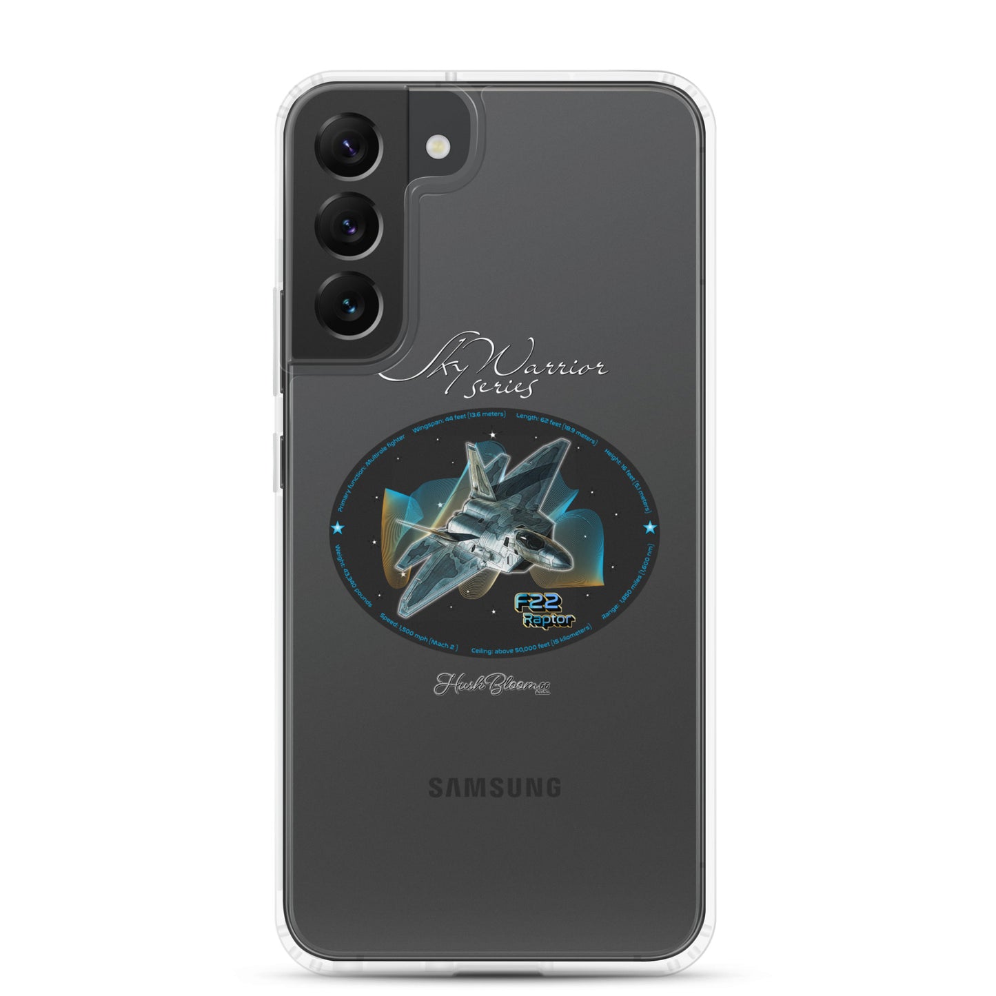 Clear - F22 Raptor Clear Case for Samsung
